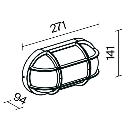 Уличный настенный светильник Outdoor O449WL-01GF1