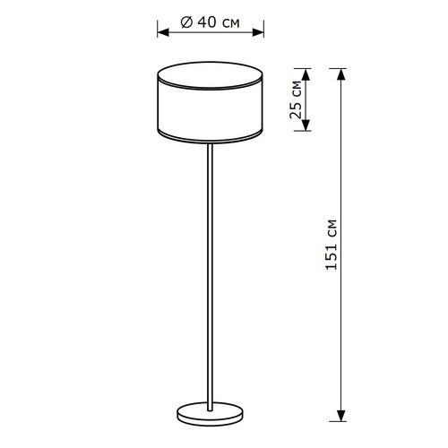 Торшер Lighthall Blaze LH012061