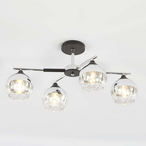 Escada 693/4P E27*60W Black/Chrome