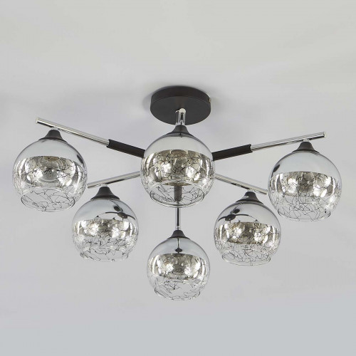 Escada 693/6P E27*60W Black/Chrome