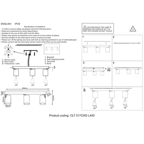 CLT 017CW3 L450 BL