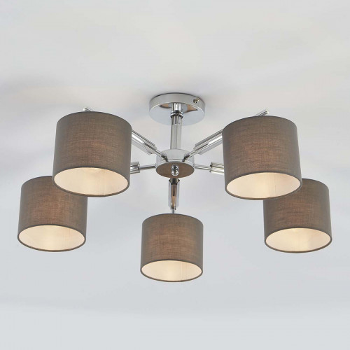 Escada 700/5P E27*60W Chrome/Grey