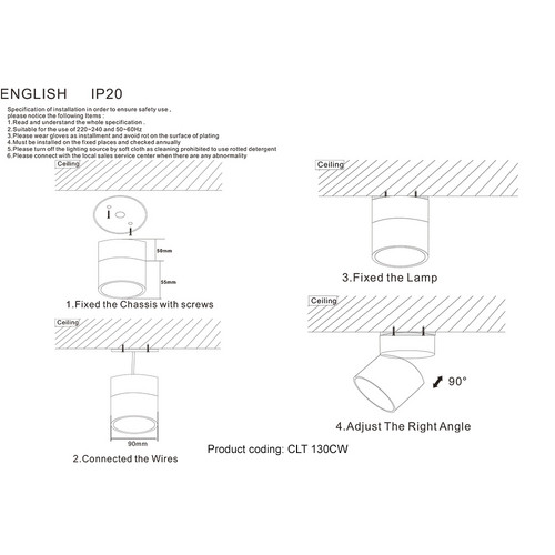 CLT 130CW WH
