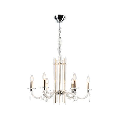 AURELIO SP6 GOLD+CHROME/TRANSPARENT