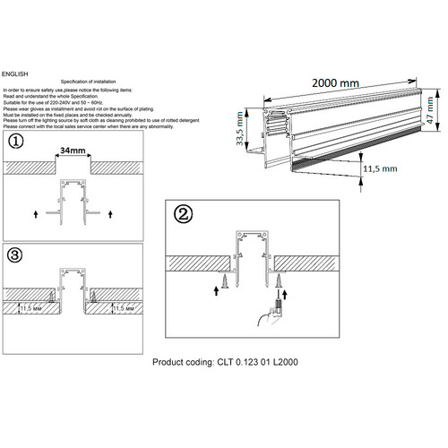 CLT 0.123 01 L2000 WH