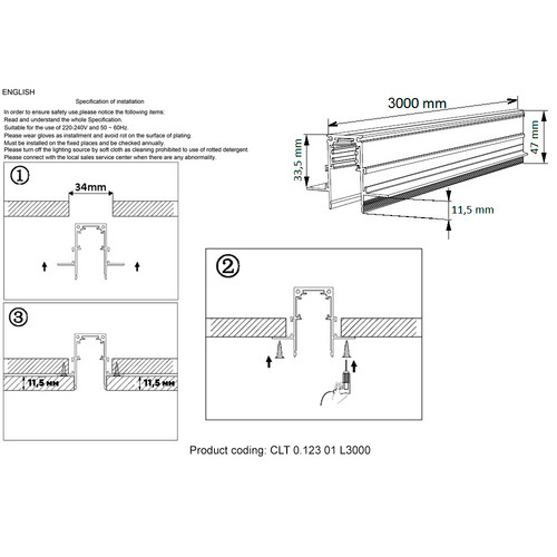 CLT 0.123 01 L3000 WH