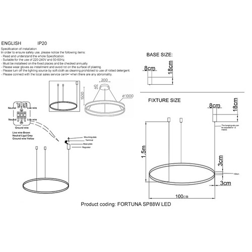 FORTUNA SP88W LED GOLD