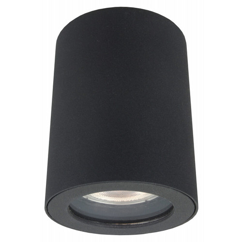 DK3007-BK Накладной светильник влагозащ., IP 44, 15 Вт, GU10, черный, алюминий