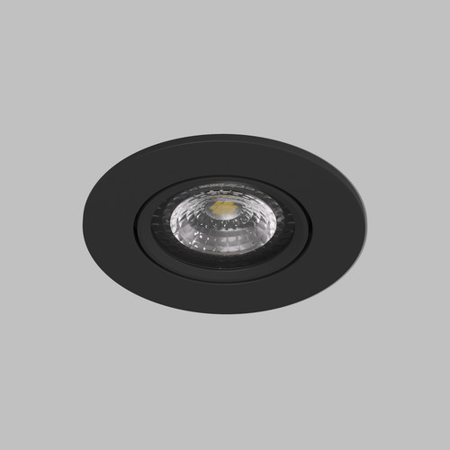 DK3020-BK Встраиваемый светильник, IP 20, 10 Вт, GU5.3, LED, черный, пластик