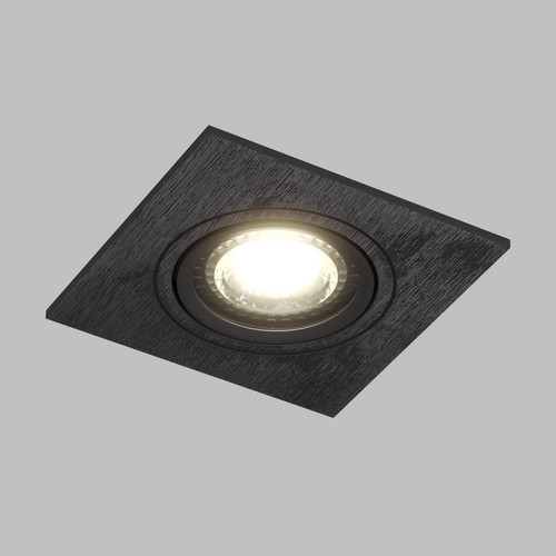 DK3021-BK Встраиваемый светильник, IP 20, 10 Вт, GU5.3, LED, черный, пластик