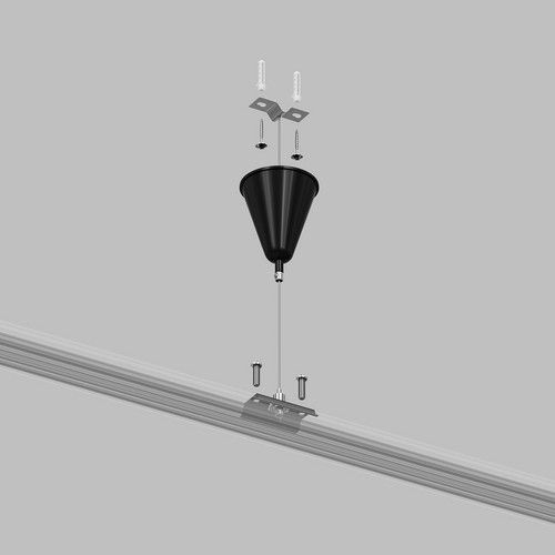 TR1105-BK Подвесная система для треков, 1,5 м, черный