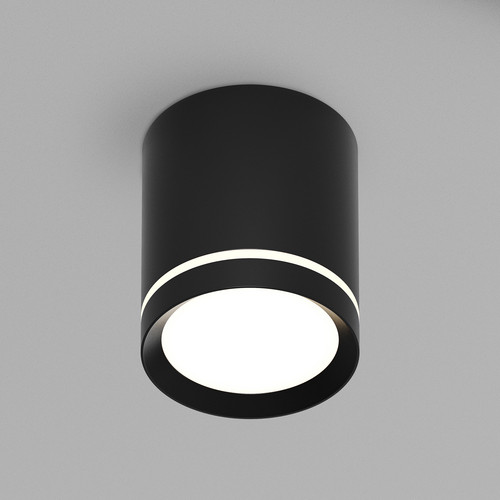 DK4013-BK Светильник накладной IP 20, 5 Вт, LED 4000, черный, алюминий/акрил