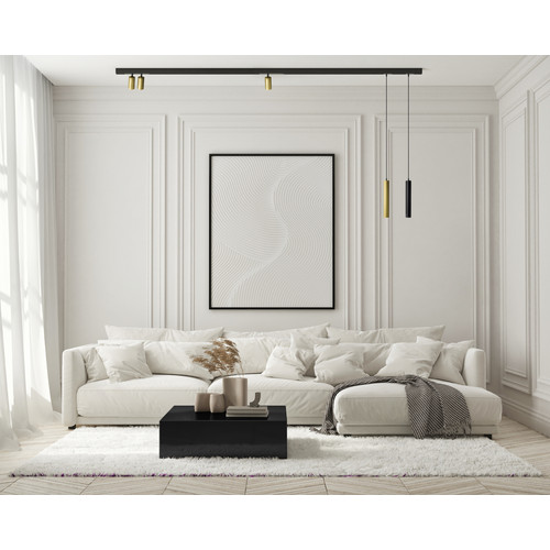 DK8008-BG Подвесной светильник SMART SPOT 9W DIM 2700K-6000K матовое золото с черным