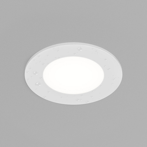 DK3101-WH Встраиваемый влагозащищенный светильник, IP65, до 10 Вт, LED, GU5,3, белый