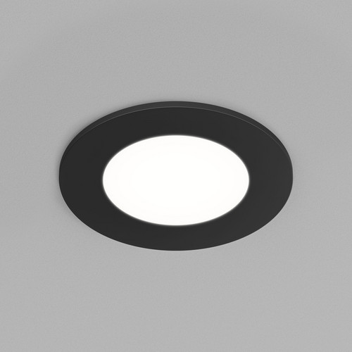 DK3101-BK Встраиваемый влагозащищенный светильник, IP65, до 10 Вт, LED, GU5,3, черный