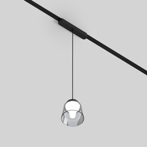 DK5377-BK Светильник для трека Air, серия Hang 2700-6500 со светодиодом, ?90*86mm, 48V DC, 4W, RA?95, 120°, 2700-6500K, IP20, черный, алюминий, стекло, акрил