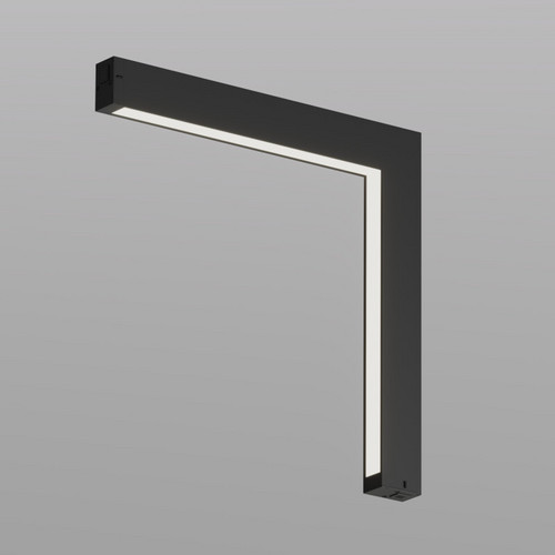 DK8015-BK Угловой трековый светильник SMART LINEAR со светодиодом, L312*312, 220V, 18W, 3000-6000К, IP20, черный, алюминий