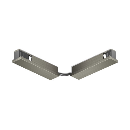 TR5724-DN Электрический коннектор для трека SHINE BASE 90° стена-потолок с поворотом трека под произвольным углом, темный никель, алюминий