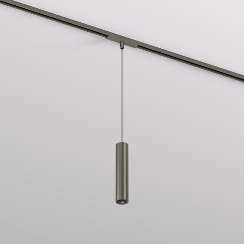 DK5744-DN Светильник для трека SHINE SPOT со светодиодом, D40*H200 кабель 1500мм, 48V DC, 8W, RA?90, 3000K, IP20, темный никель, алюминий