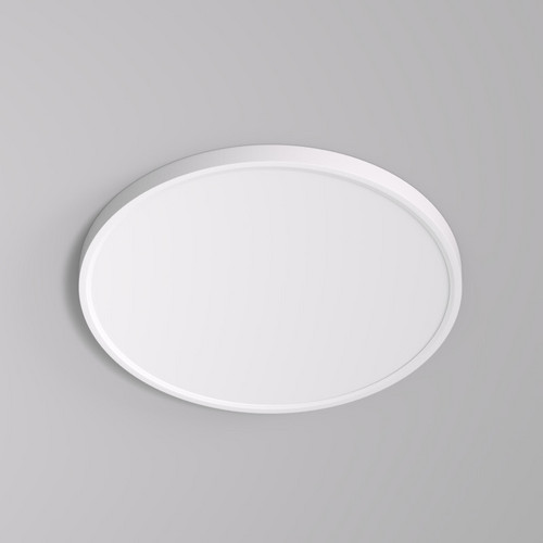 DK6522-WH Накладной светильник THIN, IP40, 36W, 3000K/4000K/6500K, переключатель цветовой температуры на корпусе, белый, полимер