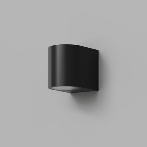 DK9790-BK Настенный уличный светильник NARVIK, IP44, GU10 LED, до 15 Вт, черный, алюминий