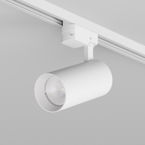 DK6453-WH Трековый светильник SOLID KOPER, 145мм, d70, 220V, LED 3000K, 24W, IP20, белый, алюминий
