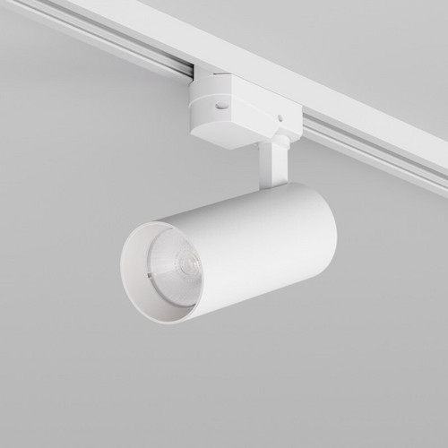 DK6451-WH Трековый светильник SOLID KOPER, 135мм, d60, 220V, LED 3000K, 15W, IP20, белый, алюминий