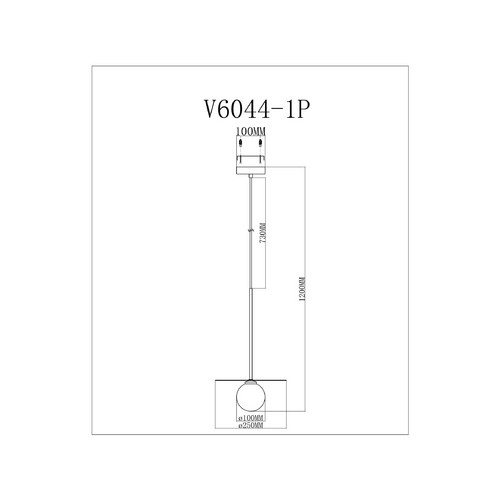 Подвесной светильник Moderli V6044-1P Scrumbel