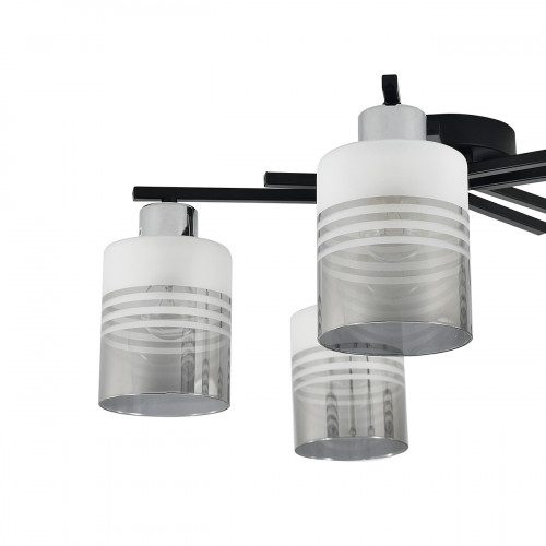 Escada 1132/5P E27*60W Black/Chrome