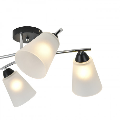Escada 2132/4P E27*60W Black/Chrome