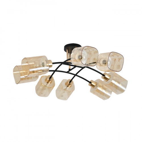 Escada 2113/8P E27*40W Black/Gold