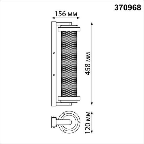 370968 STREET NT24 черный Светильник ландшафтный E27 max 2*25W K IP54 220-240V MATRIX