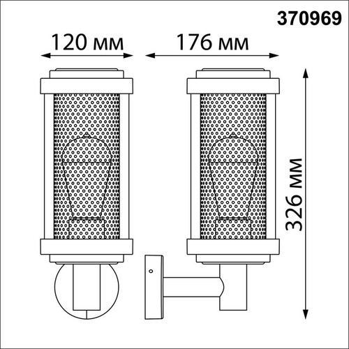 370969 STREET NT24 черный Светильник ландшафтный E27 max 25W K IP54 220-240V MATRIX