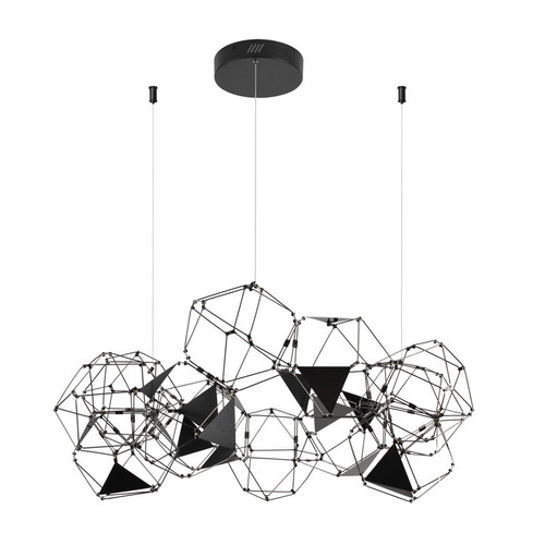 5087/56L L-VISION ODL25 505 черный хром/металл Люстра LED 56W 4000K 3360Лм TRELLIS