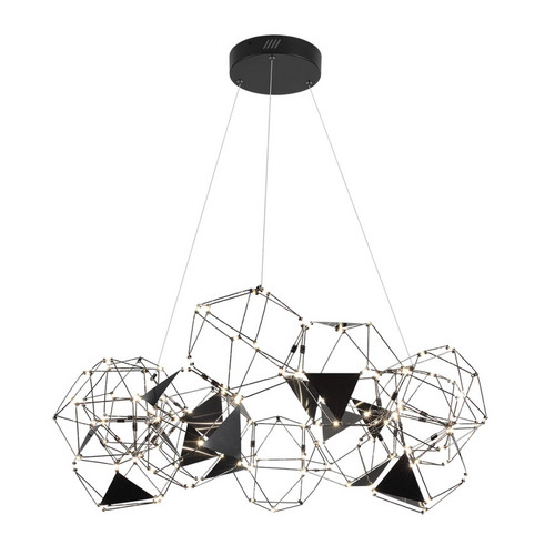 5087/56L L-VISION ODL25 505 черный хром/металл Люстра LED 56W 4000K 3360Лм TRELLIS