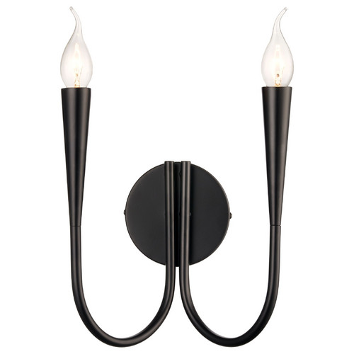 368-021-02 VELANTE Классический стиль светильник настенный, E14, 2x40W