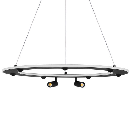740467 Люстра DIVE LED 90W 4900LM G ЧЕРНЫЙ 3000/4000/6000K