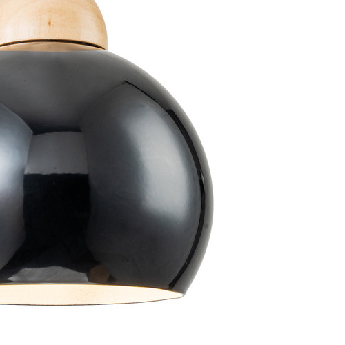 Escada 10178/1S E27*40W Black/Wood