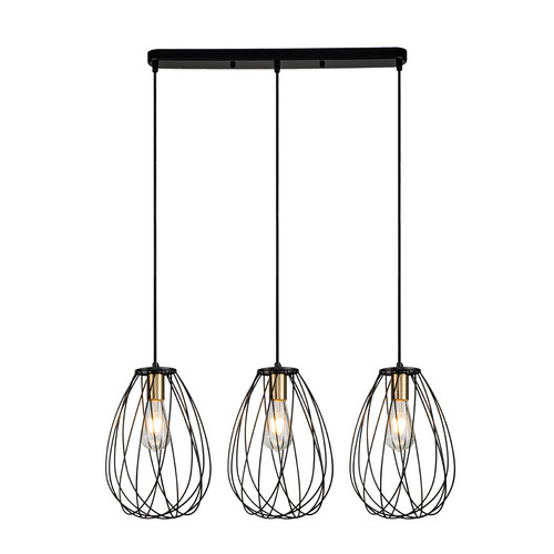 Escada 10180/3S E27*60W Black/Brass