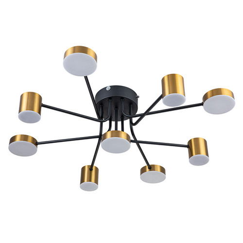 Escada 10235/9 LED*110W Black/Brass