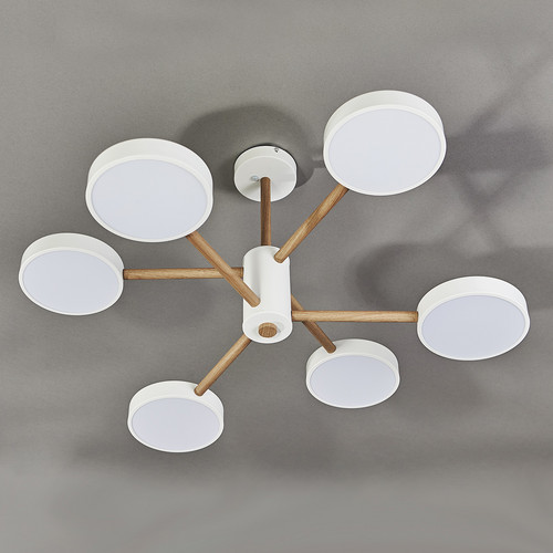 Escada 10236/6 LED*96W White/Wooden