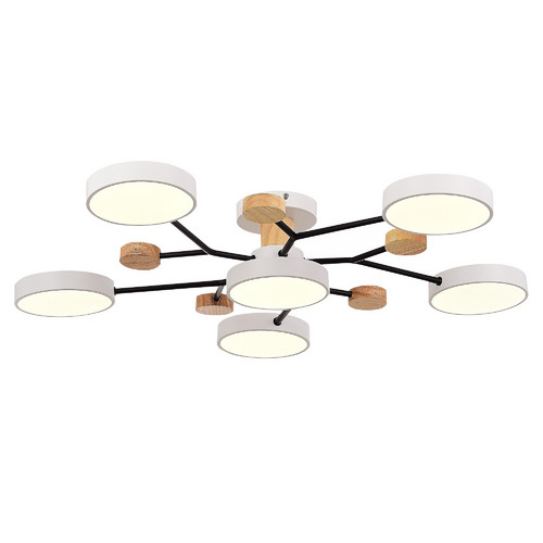 SLE6006-502-06 Светильник потолочный Белый/Белый LED 6*12W 3000K/4500K/6000K FAEMA