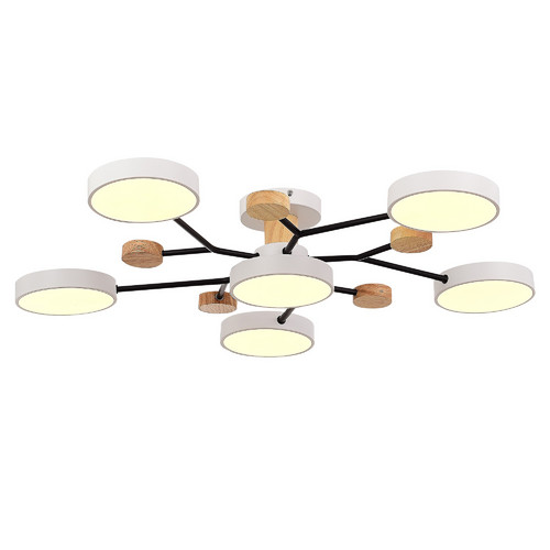 SLE6006-502-06 Светильник потолочный Белый/Белый LED 6*12W 3000K/4500K/6000K FAEMA
