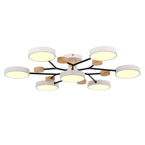 SLE6006-502-07 Светильник потолочный Белый/Белый LED 7*12W 3000K/4500K/6000K FAEMA
