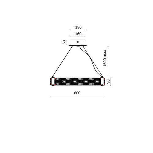 Люстра подвесная Festo Gold FL1051-7P (FL1051-7P)