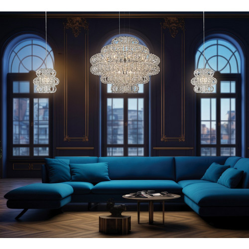 Люстра подвесная Brilliance Chrome FL1107-25P (FL1107-25P)