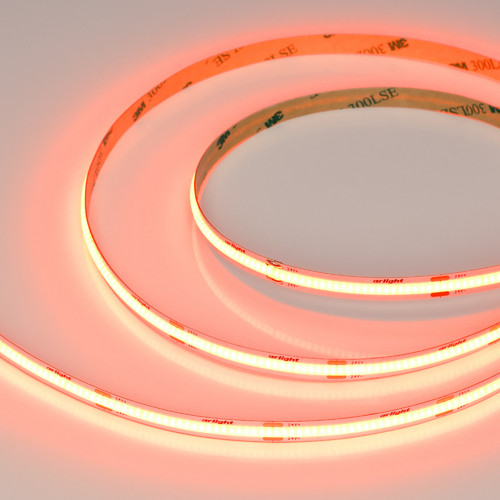 Светодиодная лента COB-X480-8mm 24V Orange (8 W/m, IP20, 5m) (Arlight, -) (047738)