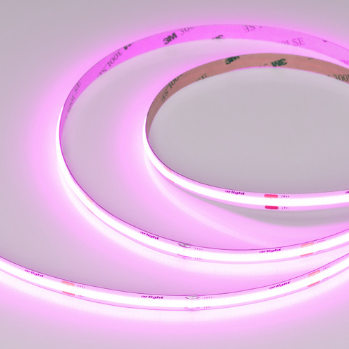 Светодиодная лента COB-X480-8mm 24V Magenta (8 W/m, IP20, 5m) (Arlight, -) (047741)