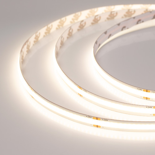 Светодиодная лента COB-X378-8mm 24V Warm3500 (11 W/m, IP20, 5m) (Arlight, -) (044579(3))