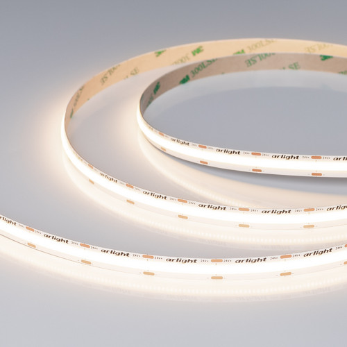 Светодиодная лента COB-X576-10mm 24V Day4000 (15 W/m, IP20, 5m) (Arlight, высок.эфф.150 лм/Вт) (059119)